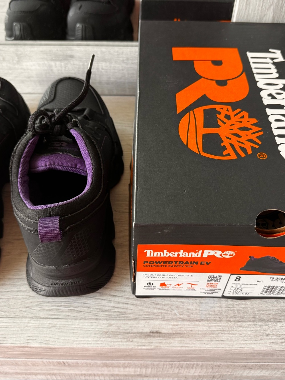 Timberland PRO Women's Powertrain EV Composite Toe Composite Plate Safety Shoes - Picture 7 of 7